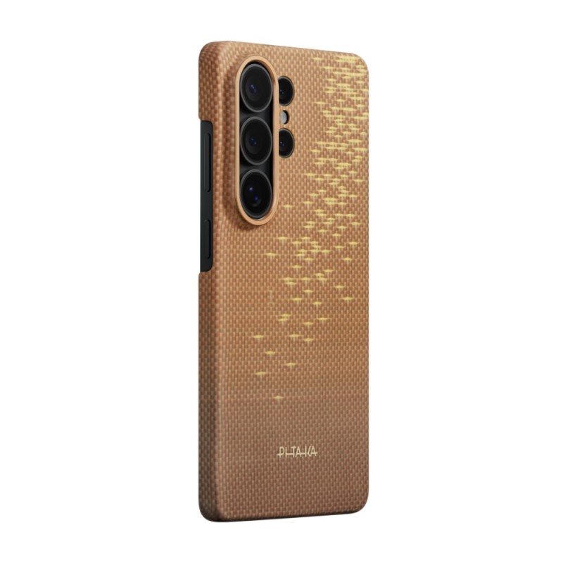 Оригинален кейс Pitaka Edge Case Golden Glint за Samsung Galaxy S26 Ultra, златист