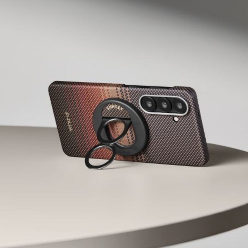 Оригинален кейс Pitaka Edge Case Sunset за Samsung Galaxy S26, кафяв