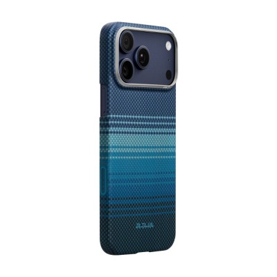 Оригинален кейс Pitaka Ultra-Slim Moonrise, За iPhone 17 Pro Max (6.9), Син
