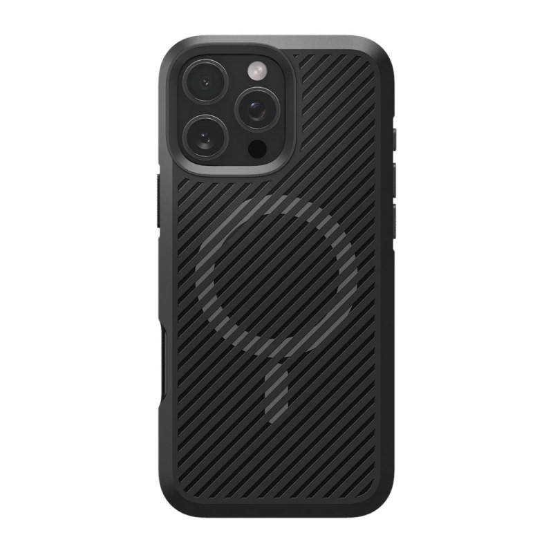 Кейс Spigen Core Armor Magsafe, За iPhone 16 (6.1), Черен