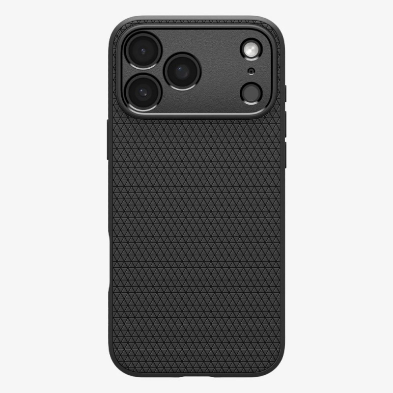 Оригинален кейс Spigen Liquid Air, За iPhone 17 Pro (6.3), Черен