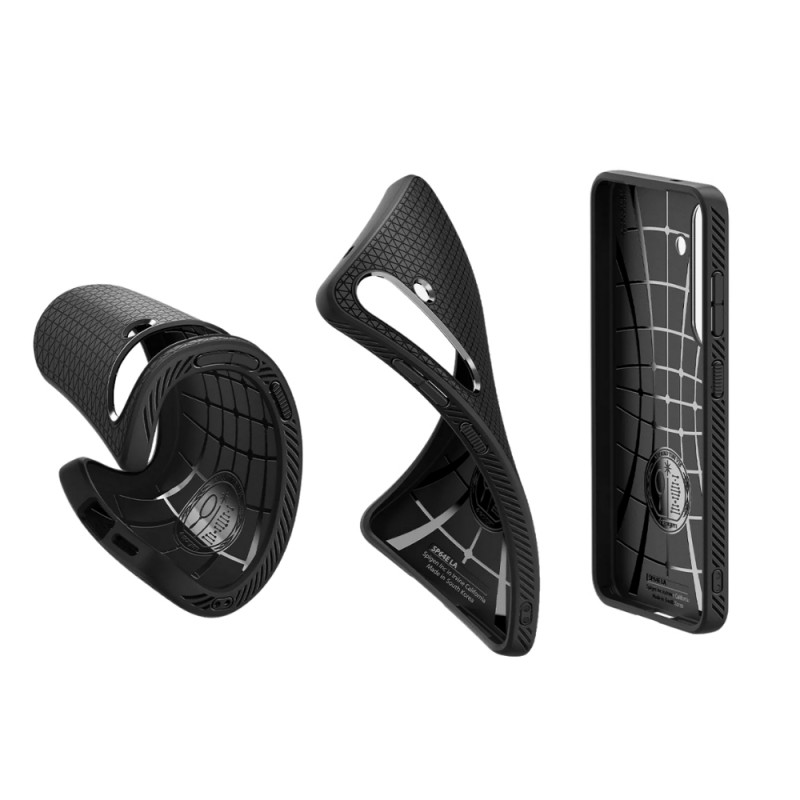 Кейс Spigen Liquid Air, За Samsung Galaxy S25, Черен