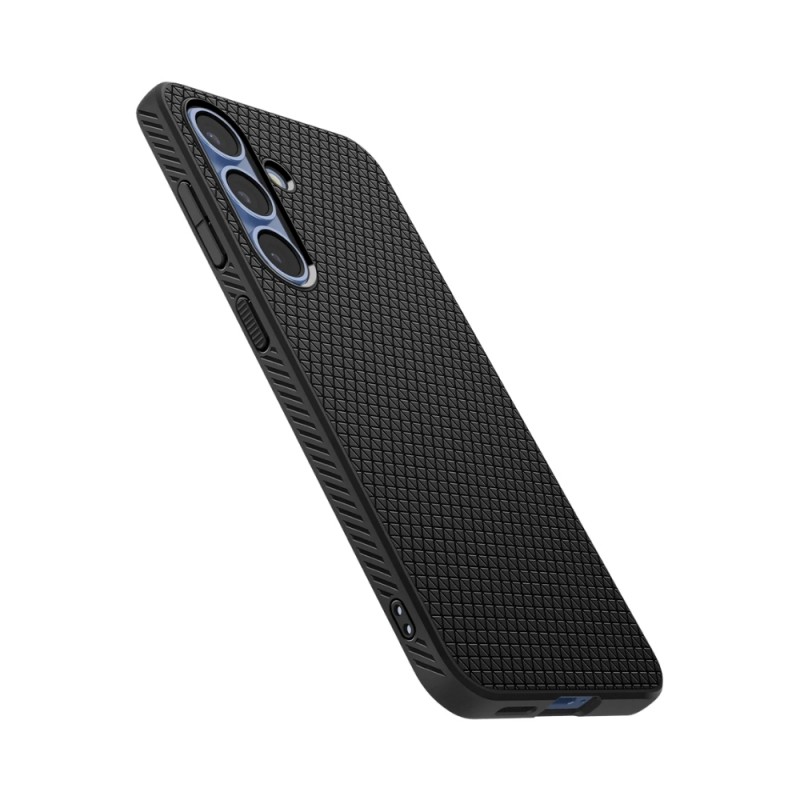 Кейс Spigen Liquid Air, За Samsung Galaxy S25, Черен
