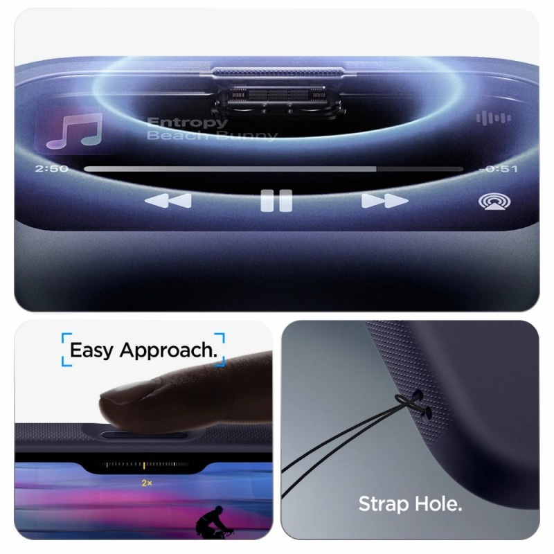 Оригинален кейс Spigen Nano Pop MagSafe, За iPhone 17 (6.3), Тъмносин