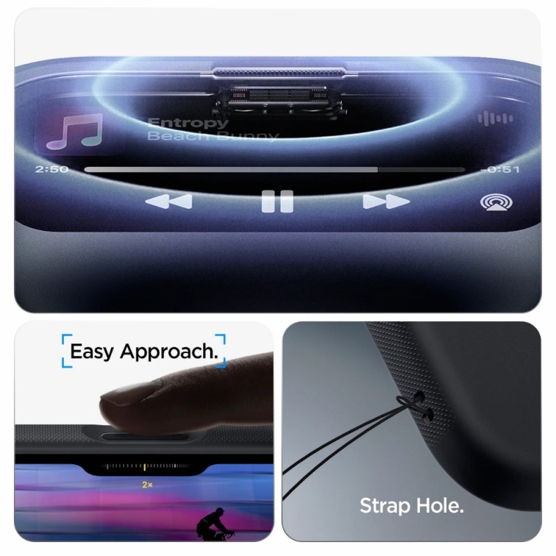 Оригинален кейс Spigen Nano Pop MagSafe, За iPhone 17 Pro Max (6.9), Черен