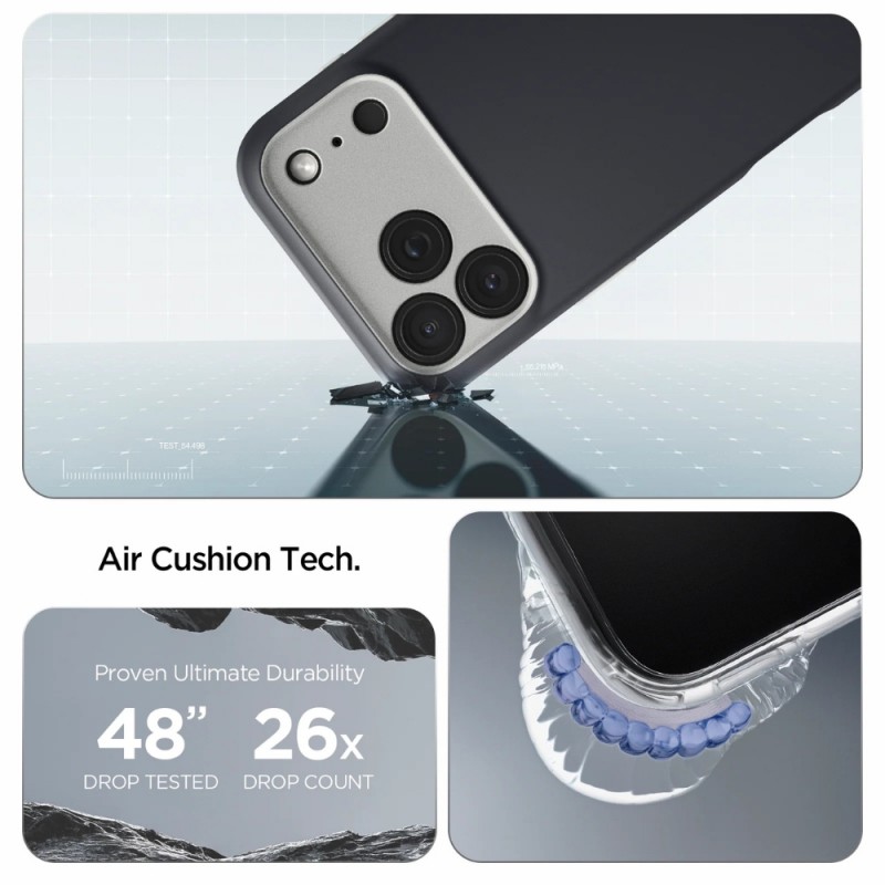 Оригинален кейс Spigen Nano Pop MagSafe, За iPhone 17 Pro Max (6.9), Черен