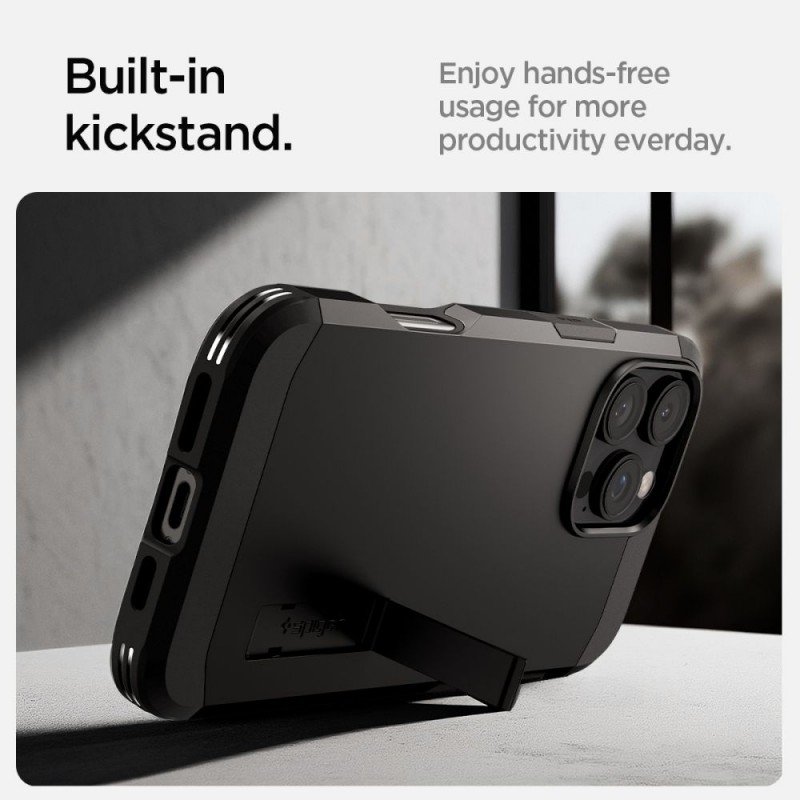 Кейс Spigen Tough Armor Magsafe, За iPhone 16 Pro Max (6.9), Черен