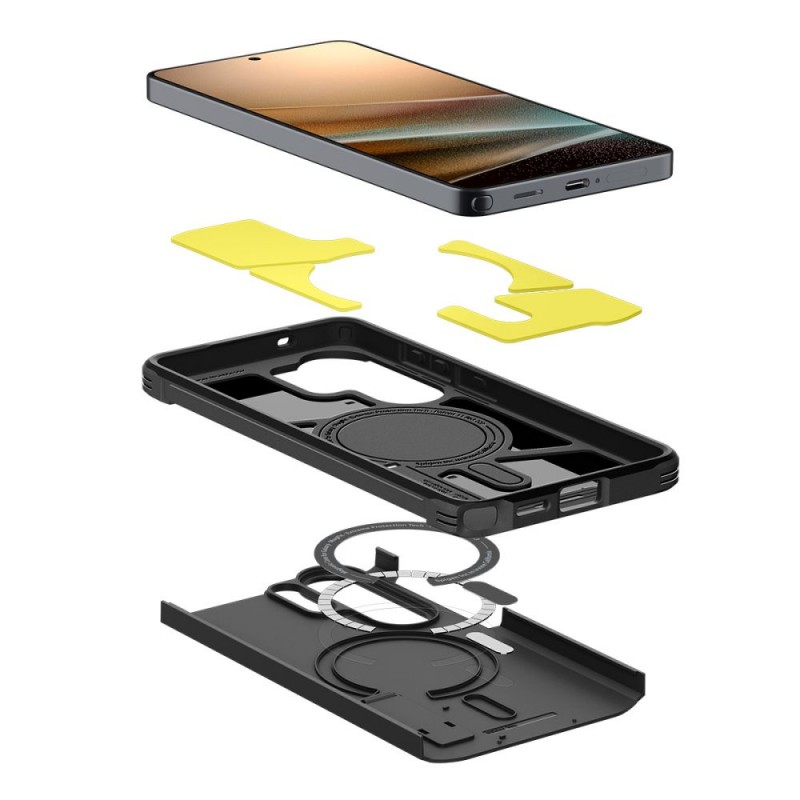 Оригинален кейс Spigen Tough Armor Magsafe, За Samsung Galaxy S26 Ultra, Черен