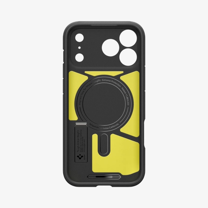 Оригинален кейс Spigen Tough Armor T Magsafe, За iPhone 17 Pro Max (6.9), Черен