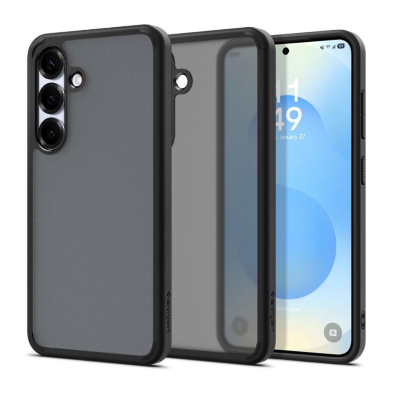 Кейс Spigen Ultra Hybrid, За Samsung Galaxy S25, Черен