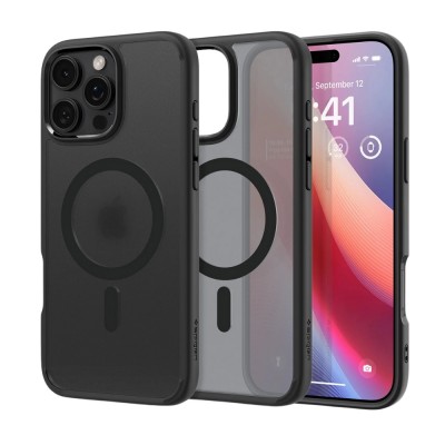 Оригинален кейс Spigen Ultra Hybrid Magsafe, За iPhone 16 Pro Max (6.9), Черен