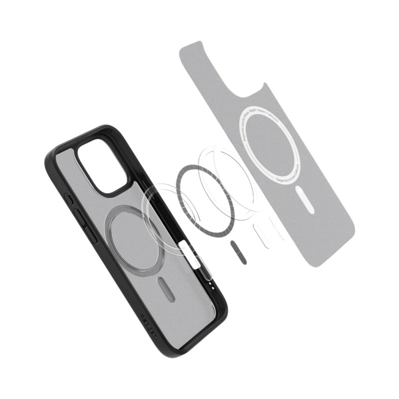 Кейс Spigen Ultra Hybrid Magsafe, За iPhone 16 Pro Max (6.9), Черен