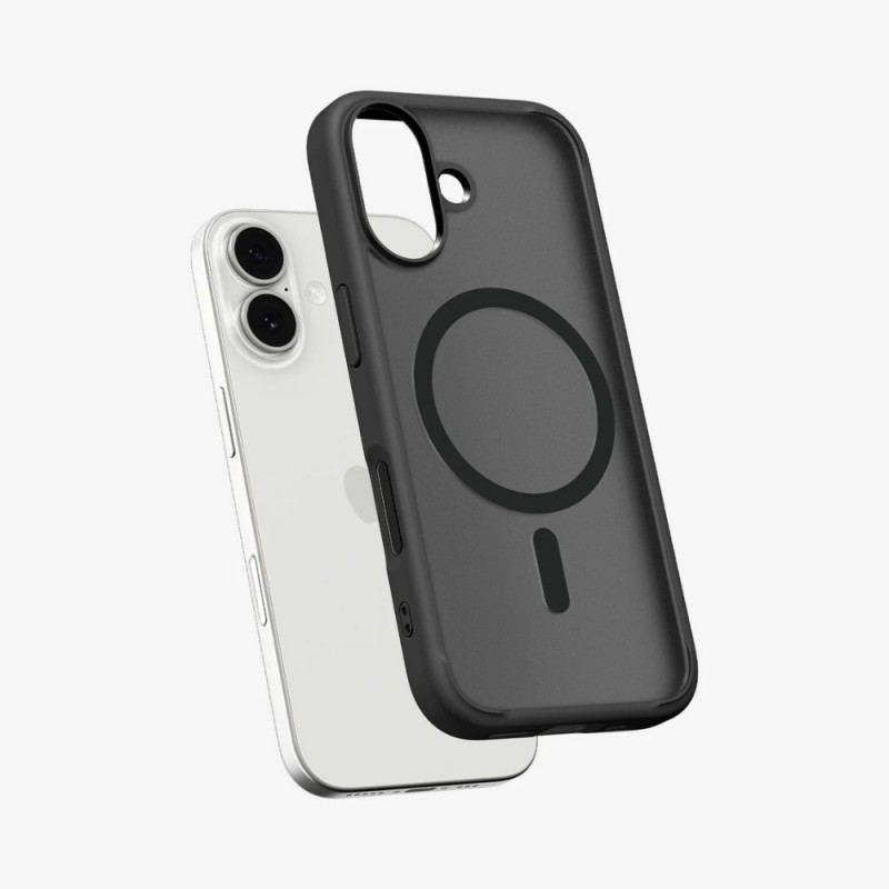 Оригинален кейс Spigen Ultra Hybrid Magsafe, За iPhone 17 (6.3), Черен