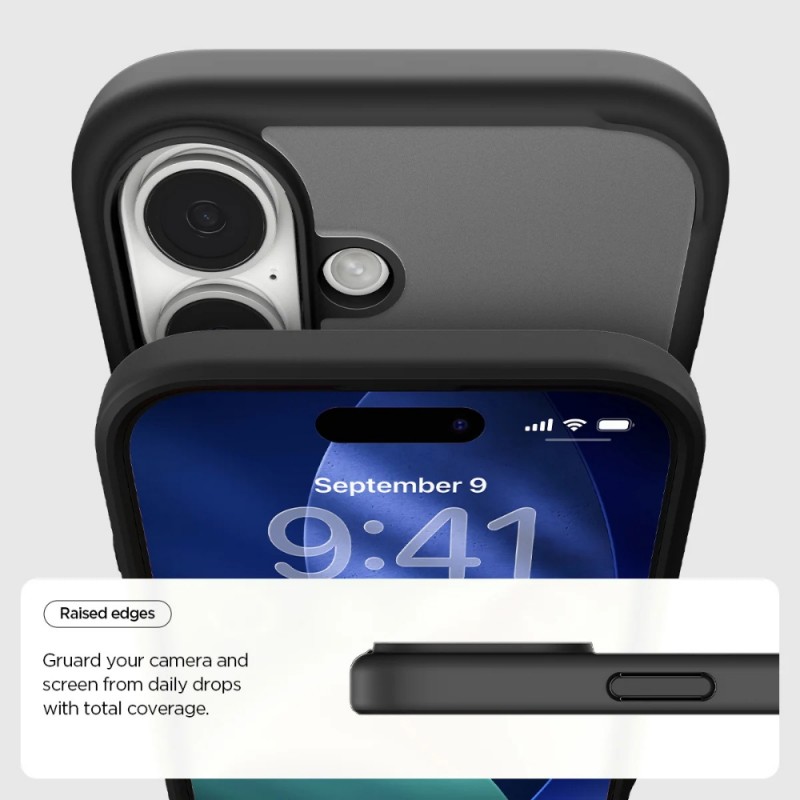 Оригинален кейс Spigen Ultra Hybrid Magsafe, За iPhone 17 (6.3), Черен