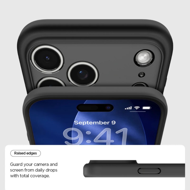 Оригинален кейс Spigen Ultra Hybrid Magsafe, За iPhone 17 Pro Max (6.9), Черен