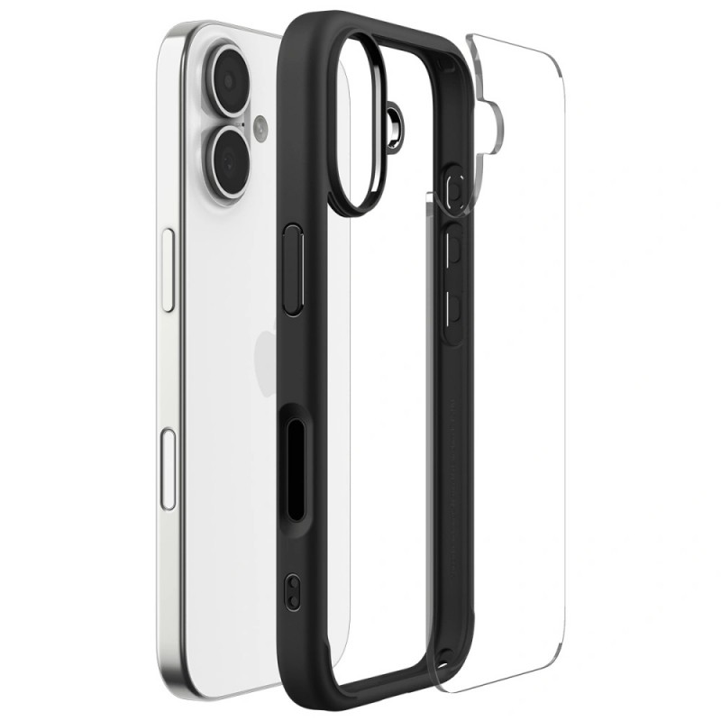 Оригинален кейс Spigen Ultra Hybrid, За iPhone 17 (6.3), Черен