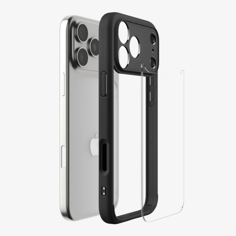 Оригинален кейс Spigen Ultra Hybrid, За iPhone 17 Pro (6.3), Черен