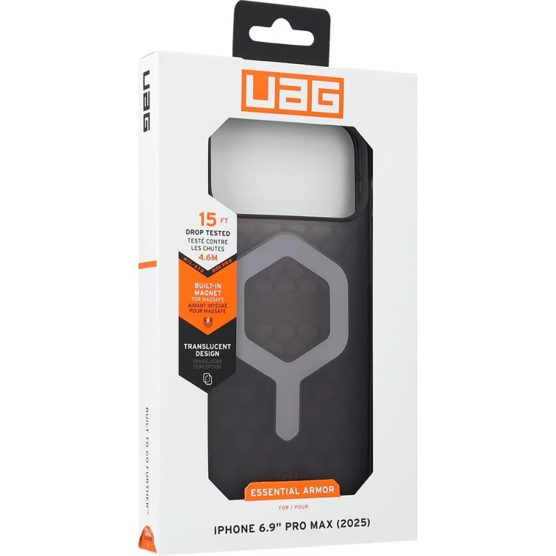 Оригинален кейс UAG Essential Armor Magsafe, За iPhone 17 Pro (6.3), Черен