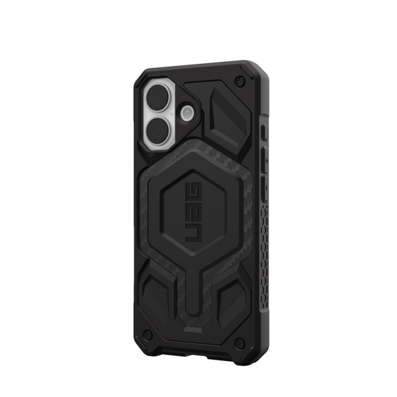 Оригинален кейс UAG Monarch Pro Carbon Fiber, За iPhone 17 (6.3), Черен