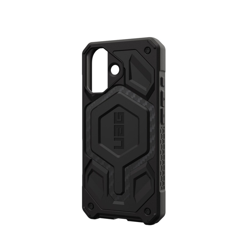 Оригинален кейс UAG Monarch Pro Carbon Fiber, За iPhone 17 (6.3), Черен