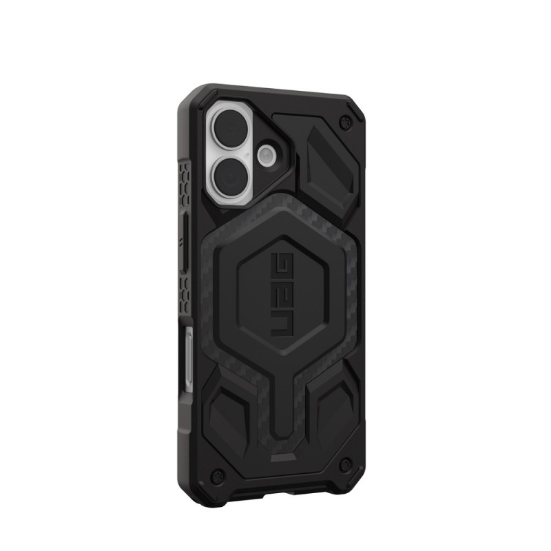 Оригинален кейс UAG Monarch Pro Carbon Fiber, За iPhone 17 (6.3), Черен
