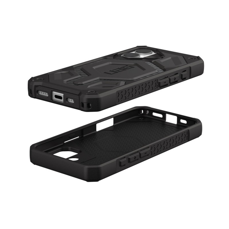Оригинален кейс UAG Monarch Pro Carbon Fiber, За iPhone 17 (6.3), Черен