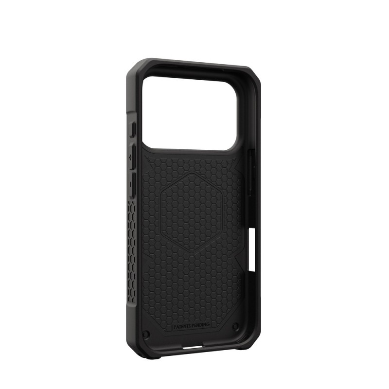 Оригинален кейс UAG Monarch Pro Carbon Fiber, За iPhone 17 Pro (6.3), Черен