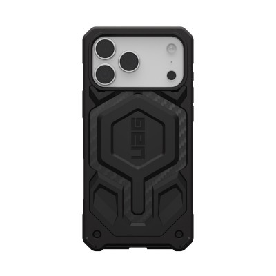 Оригинален кейс UAG Monarch Pro Carbon Fiber, За iPhone 17 Pro Max (6.9), Черен