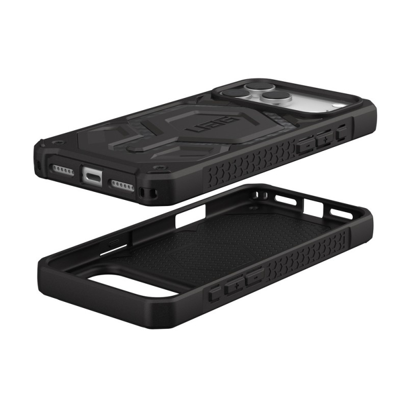 Оригинален кейс UAG Monarch Pro Carbon Fiber, За iPhone 17 Pro Max (6.9), Черен