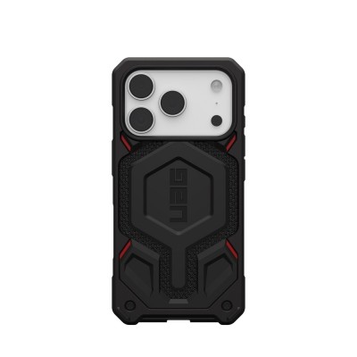 Оригинален кейс UAG Monarch Pro Kevlar, За iPhone 17 Pro (6.3), Черен