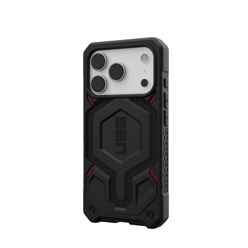 Оригинален кейс UAG Monarch Pro Kevlar, За iPhone 17 Pro (6.3), Черен