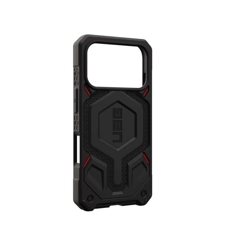 Оригинален кейс UAG Monarch Pro Kevlar, За iPhone 17 Pro (6.3), Черен