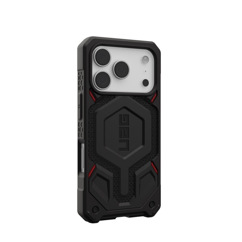 Оригинален кейс UAG Monarch Pro Kevlar, За iPhone 17 Pro (6.3), Черен