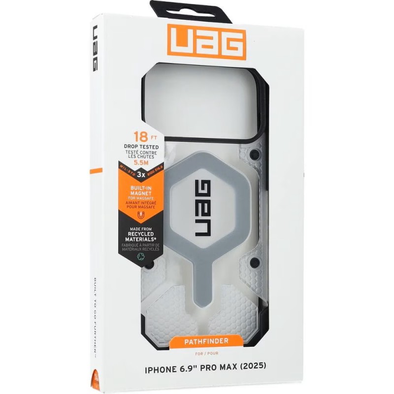 Оригинален кейс UAG Pathfinder Magsafe, За iPhone 17 Pro Max (6.9), Оранжев