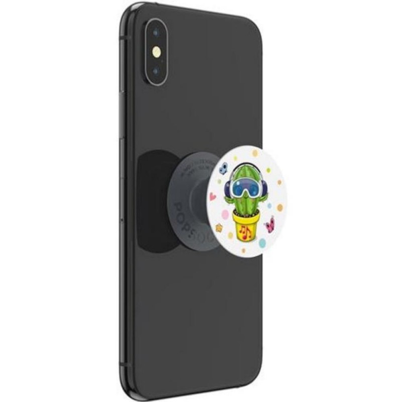 Оригинален попсокет PopSockets® PopGrip Basic Cool Cactus, Многоцветен