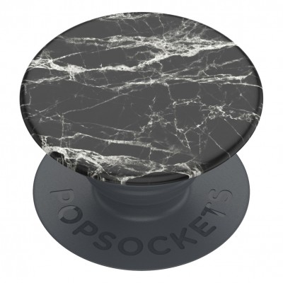 Оригинален попсокет PopSockets® PopGrip Basic Mod Marble, Черен