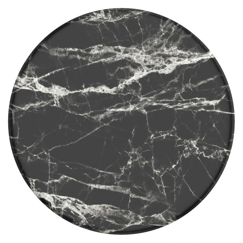 Оригинален попсокет PopSockets® PopGrip Basic Mod Marble, Черен