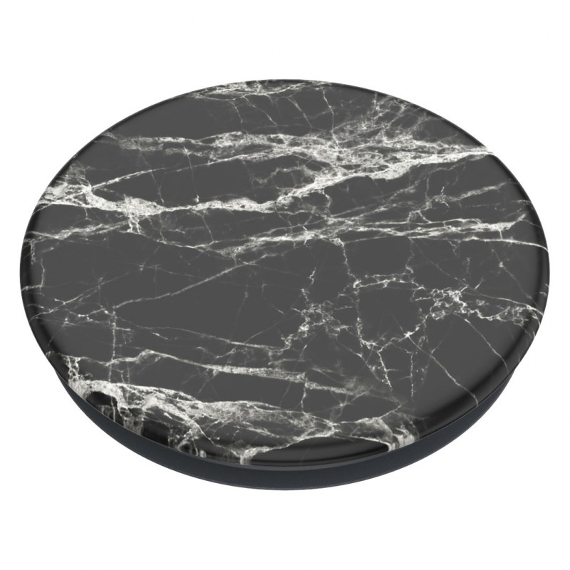 Оригинален попсокет PopSockets® PopGrip Basic Mod Marble, Черен