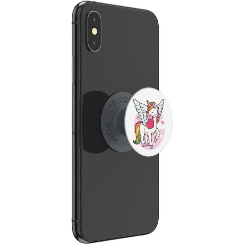 Оригинален попсокет PopSockets® PopGrip Basic Unicorn, Многоцветен