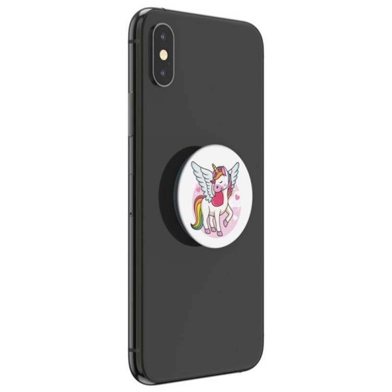 Оригинален попсокет PopSockets® PopGrip Basic Unicorn, Многоцветен