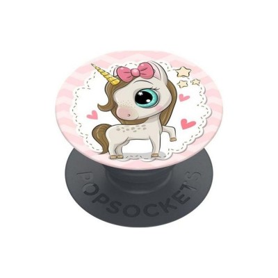 Оригинален попсокет PopSockets® PopGrip Basic Unicorn Pony, Многоцветен