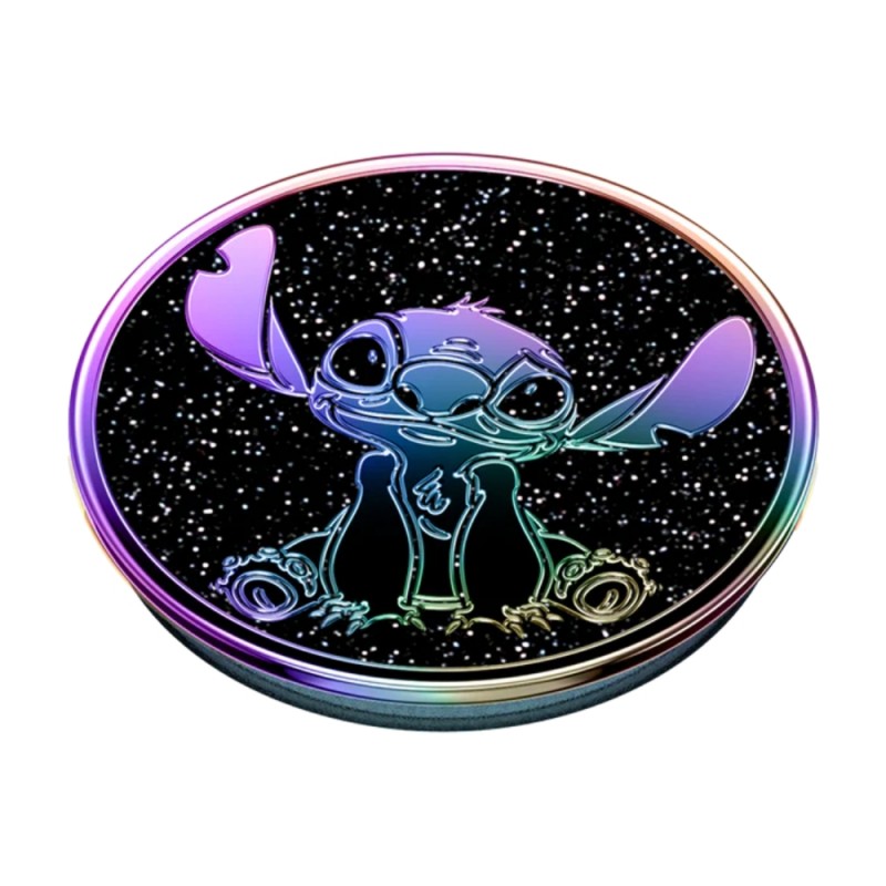 Оригинален попсокет PopSockets® PopGrip Enamel Oil Slick Stitch, Многоцветен
