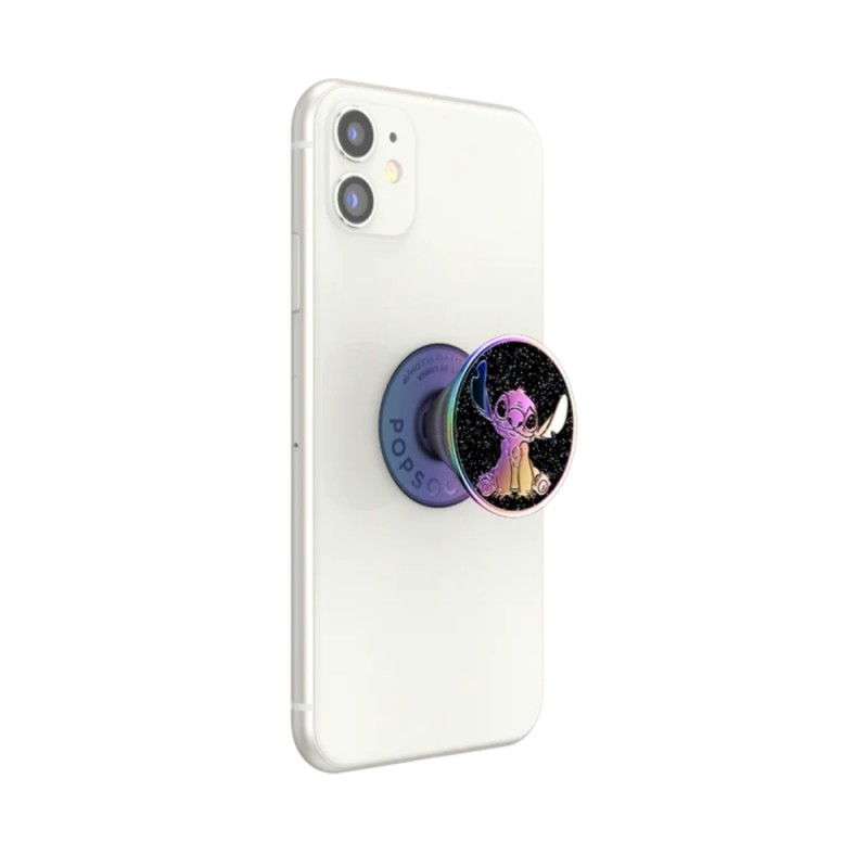Оригинален попсокет PopSockets® PopGrip Enamel Oil Slick Stitch, Многоцветен