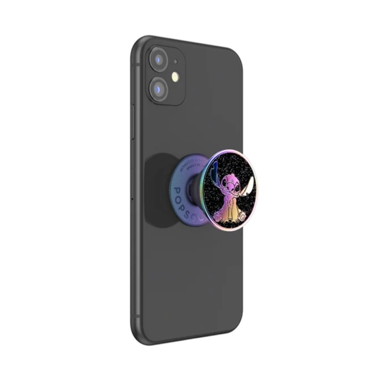 Оригинален попсокет PopSockets® PopGrip Enamel Oil Slick Stitch, Многоцветен
