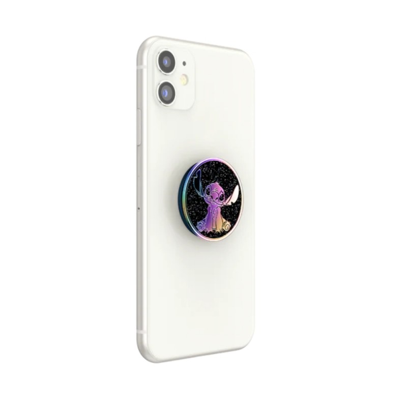 Оригинален попсокет PopSockets® PopGrip Enamel Oil Slick Stitch, Многоцветен
