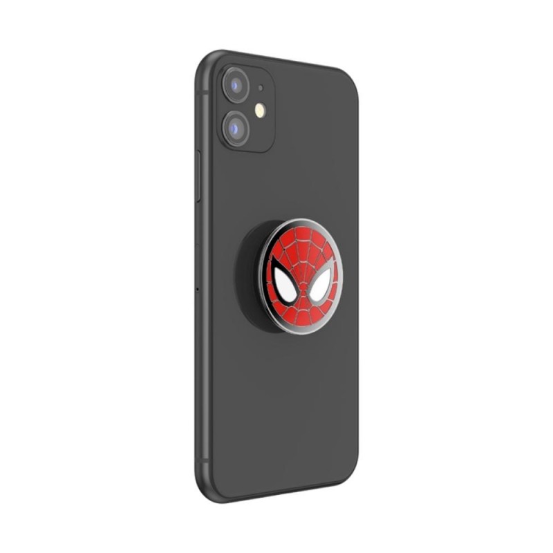 Оригинален попсокет PopSockets® PopGrip License Enamel Spiderman, Многоцветен