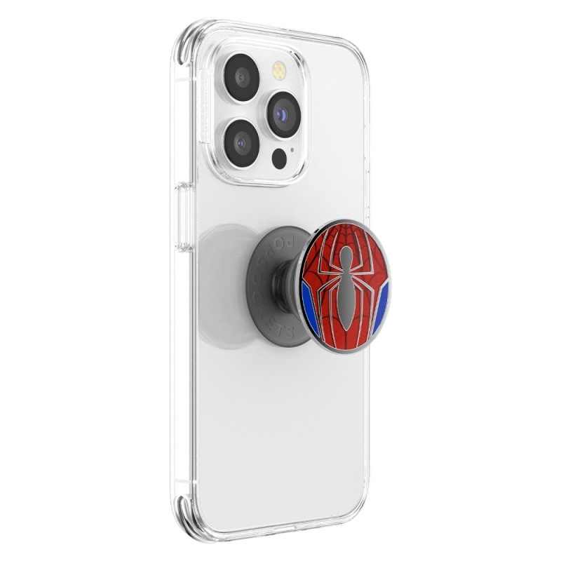 Оригинален попсокет PopSockets® PopGrip License Enamel Spiderman Peter Parker Suit, Многоцветен