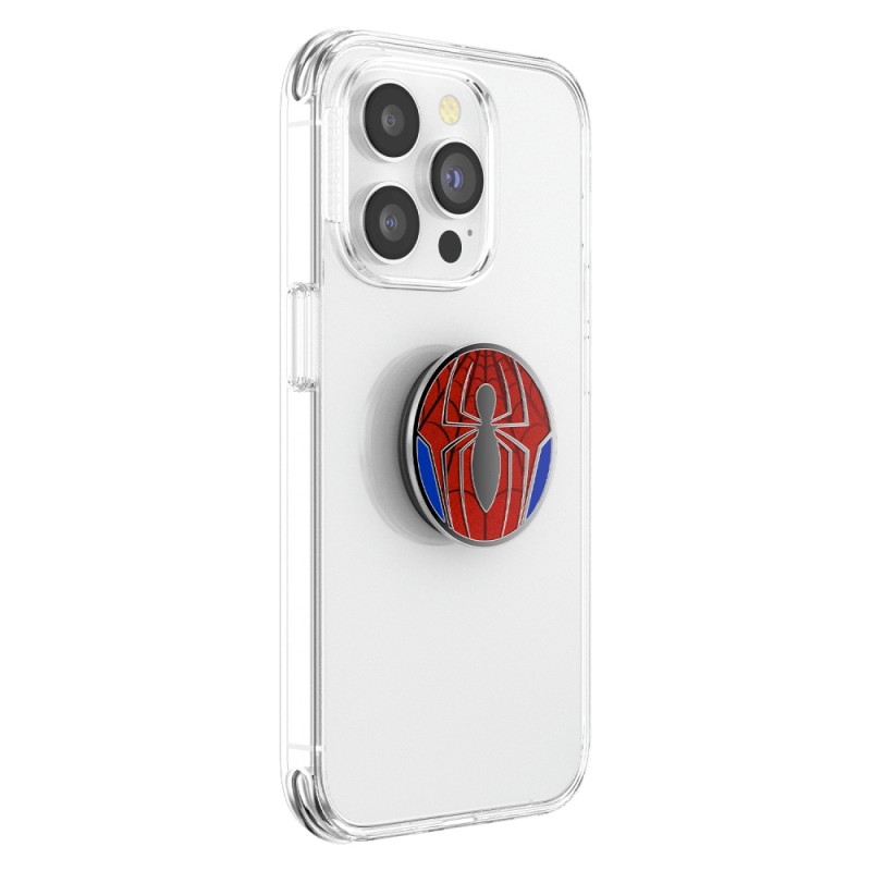 Оригинален попсокет PopSockets® PopGrip License Enamel Spiderman Peter Parker Suit, Многоцветен