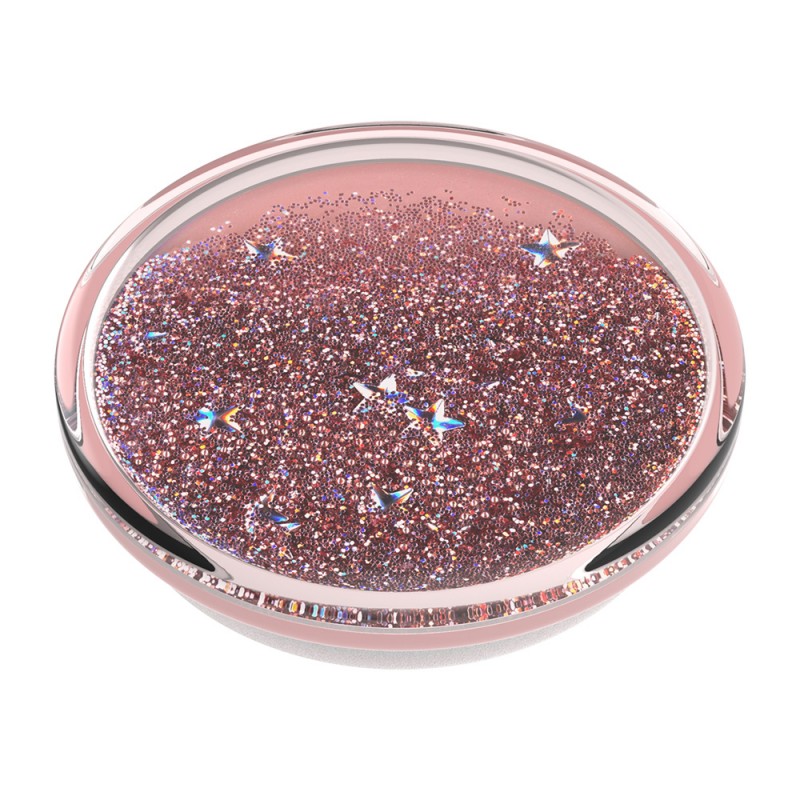 Оригинален попсокет PopSockets® PopGrip Luxe Tidepool Rose, Розов