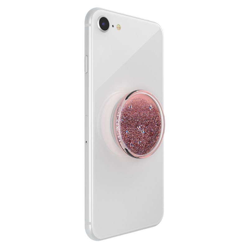 Оригинален попсокет PopSockets® PopGrip Luxe Tidepool Rose, Розов